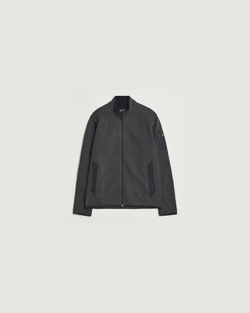 Arc'teryx Covert Full-Zip Black Heather Schwarz