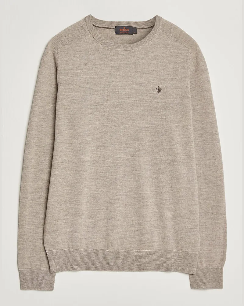 Morris Merino O-Neck Khaki Beige