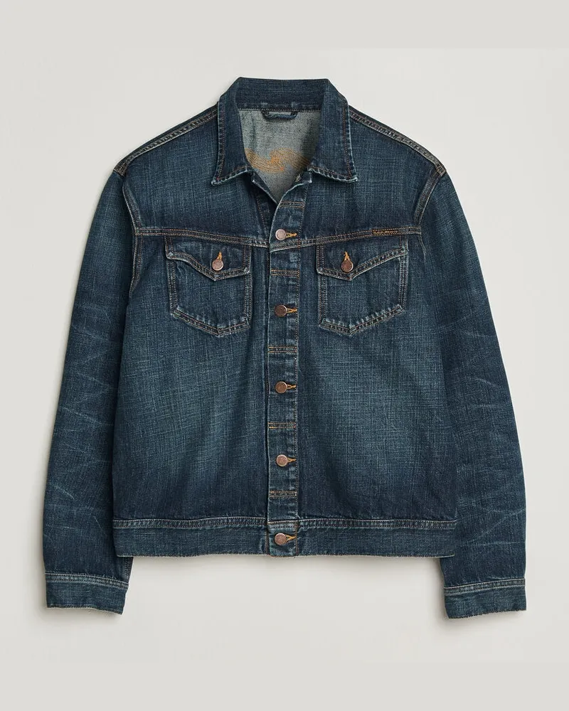 Nudie Jeans Conny Denim Jacket Heavy Used Blau