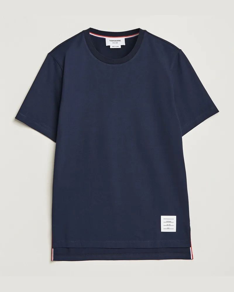 Thom Browne Relaxed Fit T-Shirt Navy Blau
