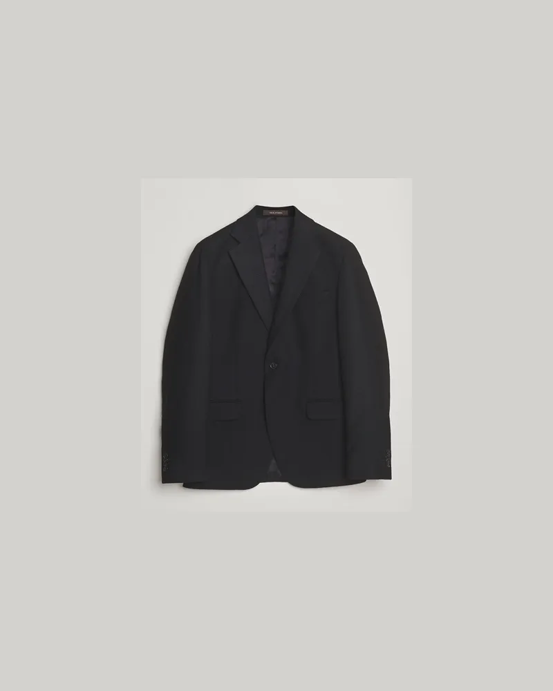 Oscar Jacobson Fogerty Wool Blazer Black Schwarz
