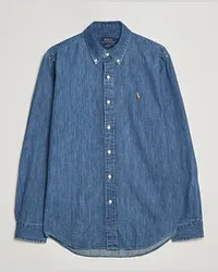 Ralph Lauren Custom Fit Shirt Denim Dark Wash Blau