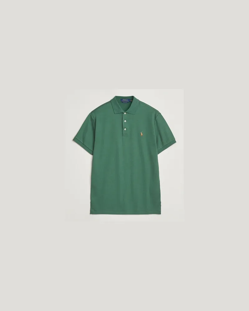 Ralph Lauren Luxury Pima Cotton Polo Washed Forest Grün