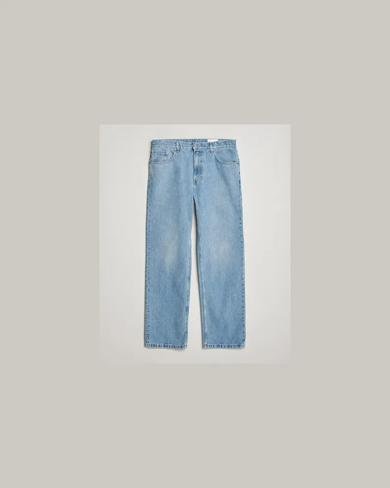 Axel Arigato Archive Straight Fit Jeans Light Blue Blau