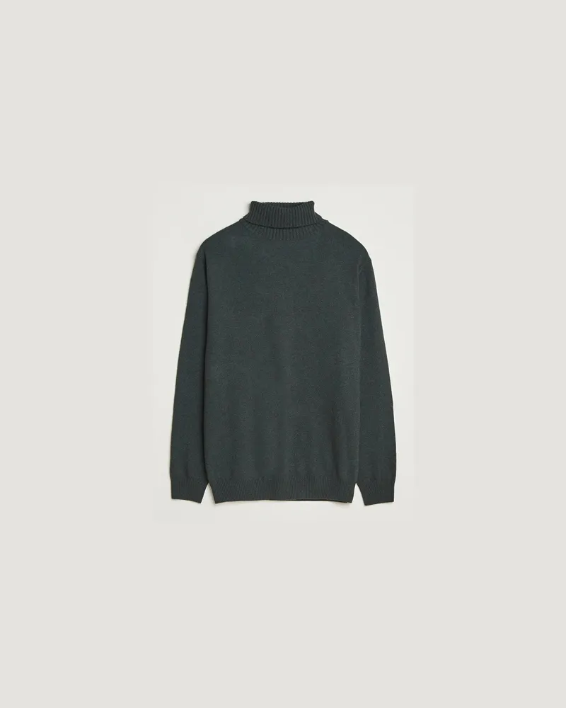 Oscar Jacobson Salim Wool/Cashmere Rollneck Green Grün