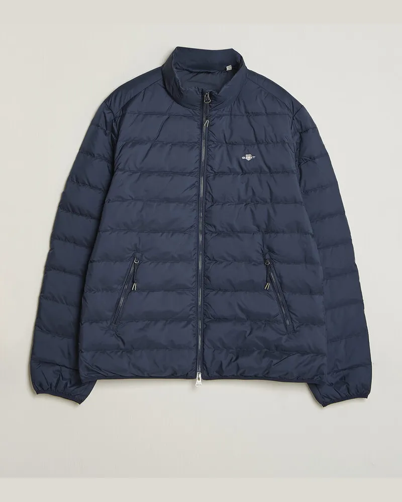 Gant Light Down Jacket Evening Blue Blau