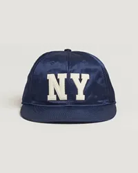 Ralph Lauren NY Satin Baseball Cap Newport Navy Blau