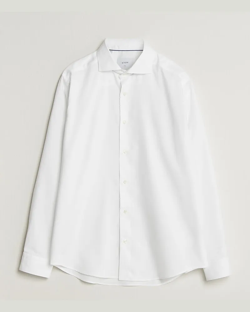 Eton Casual Fit Signature Oxford Shirt White Weiß