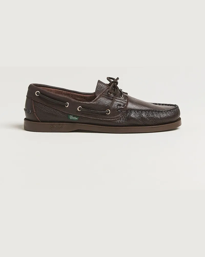 Paraboot Barth Boat Shoe Marron Deerskin Braun