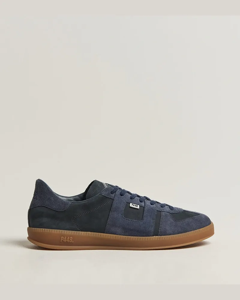 P448 Monza Suede Sneaker Total Blue Blau