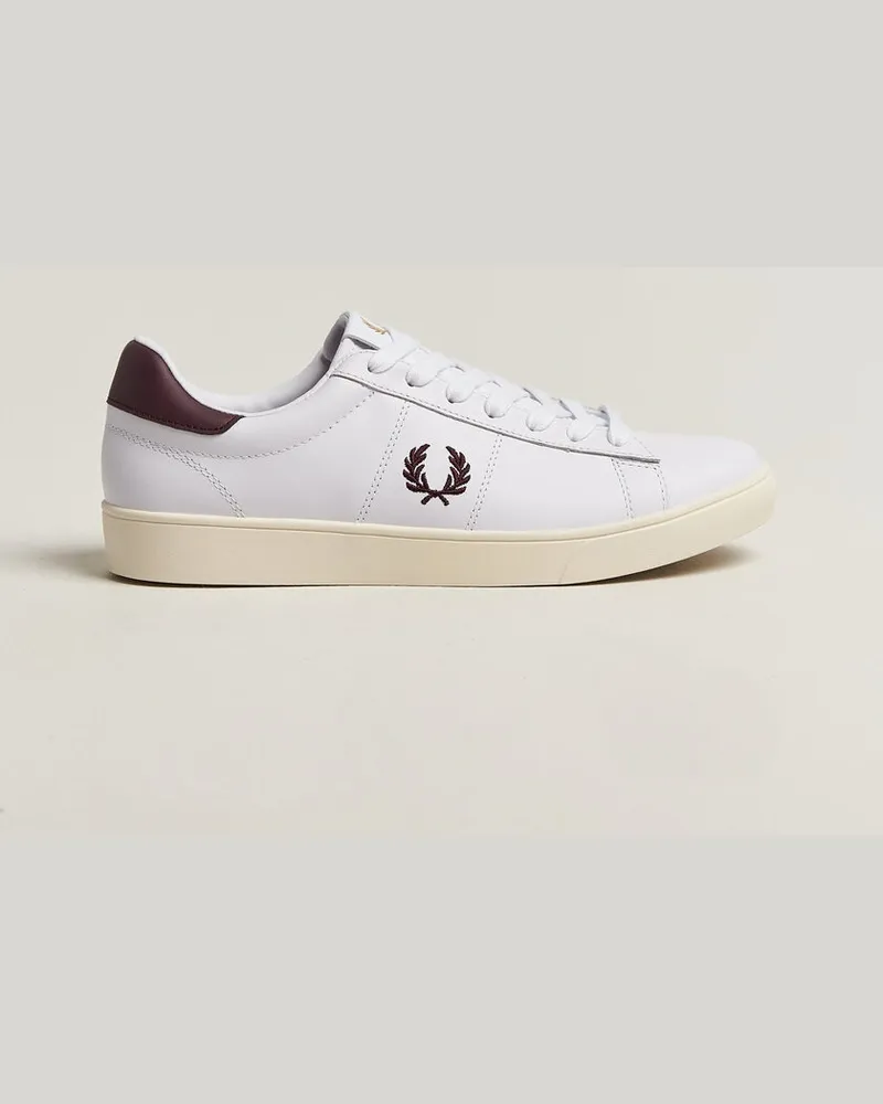 Fred Perry Spencer Leather Sneaker White Weiß