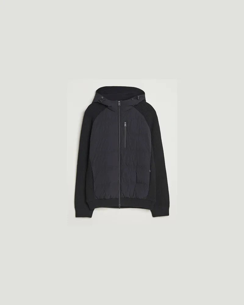 Woolrich Matt Stretch Hybrid Jacket Black Schwarz