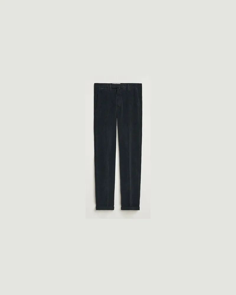 Briglia 1949 Slim Fit Corduroy Trousers Black Schwarz