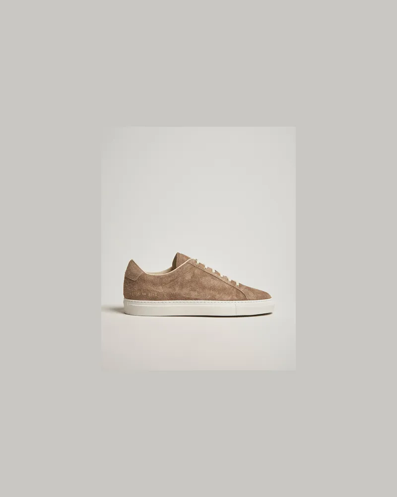 Common Projects Achilles Sport Suede Sneaker Taupe Beige