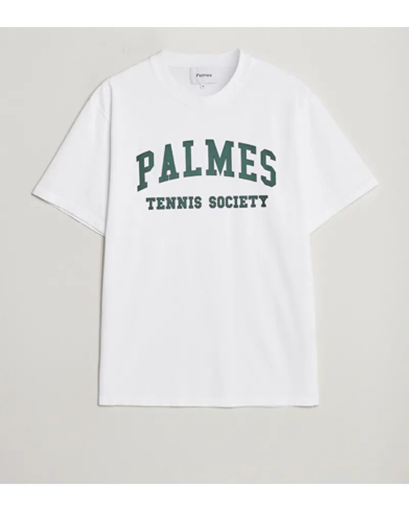 Palmes Ivan T-Shirt White Weiß