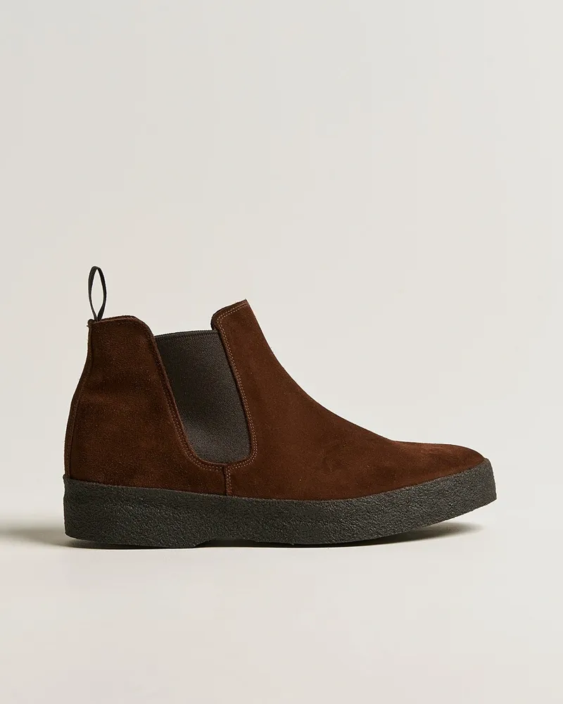 Sanders Adam Chelsea Boot Polo Snuff Suede Schwarz