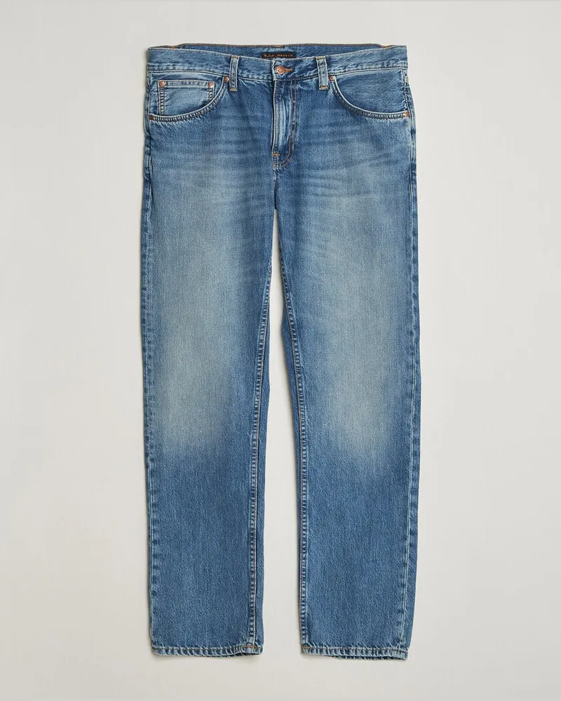 Nudie Jeans Gritty Jackson Jeans Cool Blue Blau