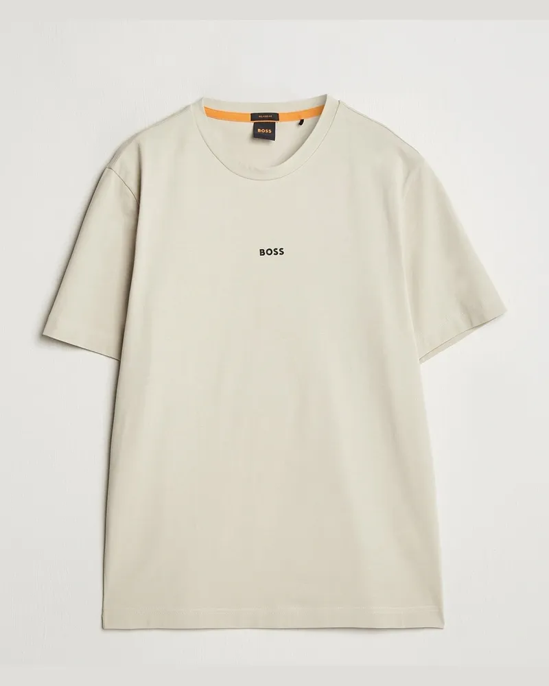 HUGO BOSS Tchup Logo Crew Neck T-Shirt Light Beige Beige