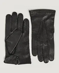 Hestra Henry Unlined Deerskin Glove Black Schwarz