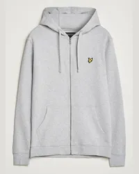 Lyle & Scott Full Zip Hoodie Light Grey Grau