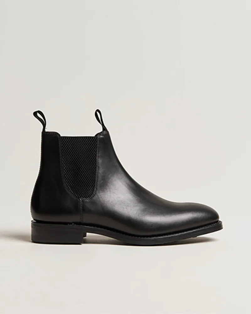 Loake 1880 Chatsworth Chelsea Boot Black Calf Schwarz