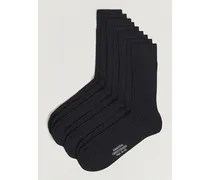 9-Pack True Baumwoll Strick Socks Black