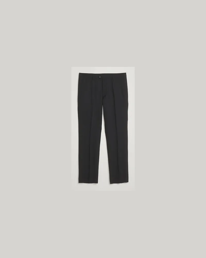 Oscar Jacobson Dandy Wool Trousers Black Schwarz