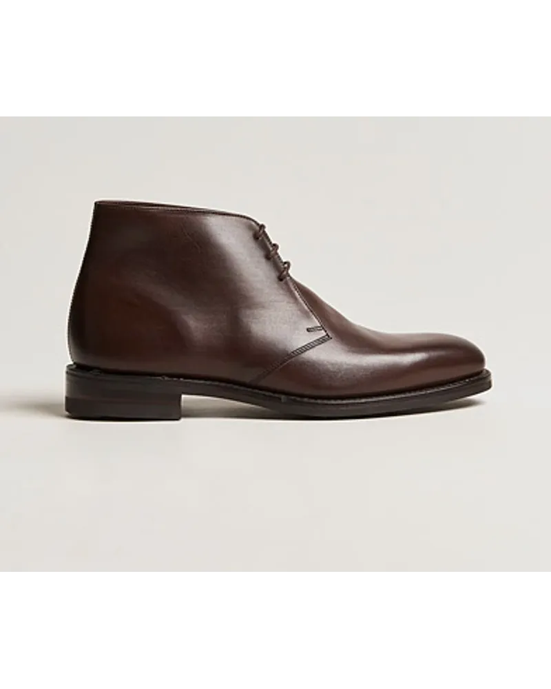 Loake 1880 Pimlico Chukka Boot Dark Brown Calf Braun