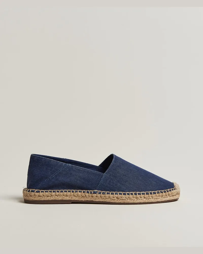 Ralph Lauren Cevio Washed Canvas Espadrilles Navy Blau