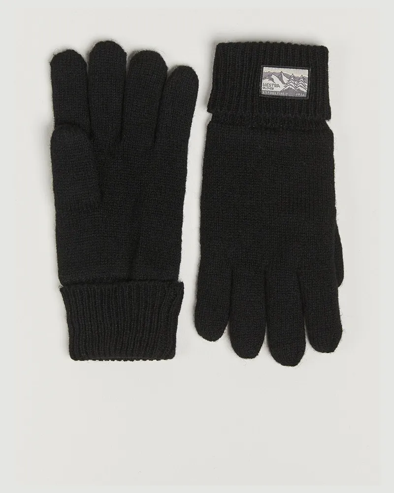 Hestra Raggwool Glove Black Schwarz