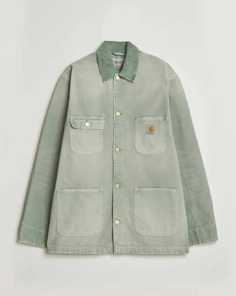 Carhartt WIP OG Dearborn Canvas Chore Coat  Shady Green Grün