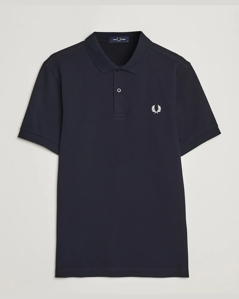 Fred Perry Plain Polo Navy Blau