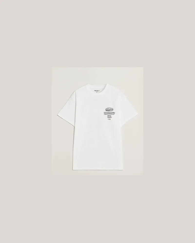 Carhartt WIP Sandwich T-Shirt White Weiß