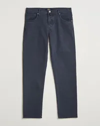 Incotex 5-Pocket Bull Denim Pants Navy Blau