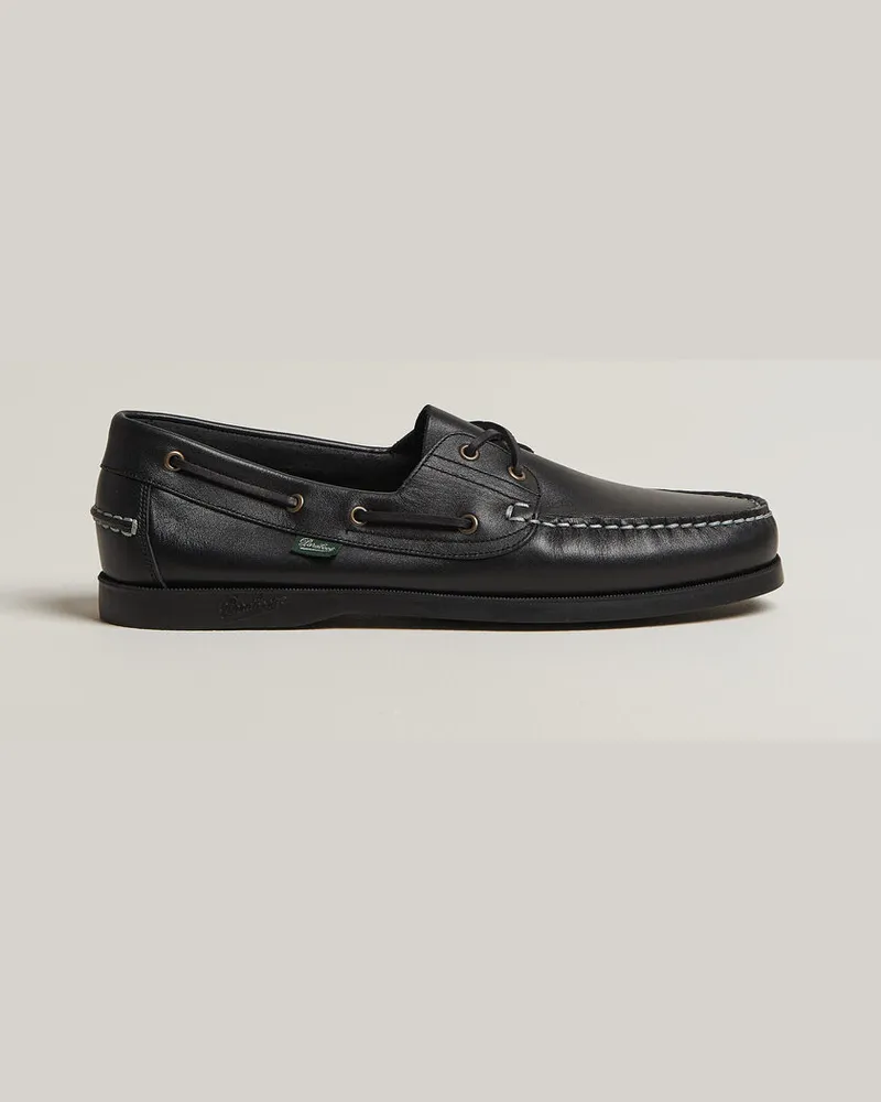 Paraboot Barth Boat Shoe Black Schwarz