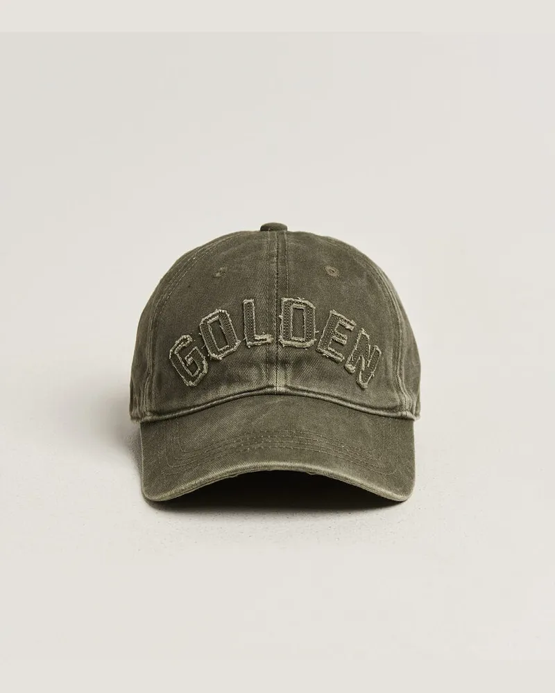 Golden Goose Journey Baseball Cap Dark Kalamata Beige