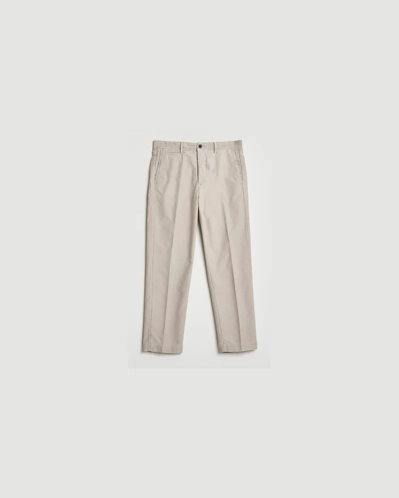 Incotex Regular Fit Garment Dyed Slacks Beige Beige