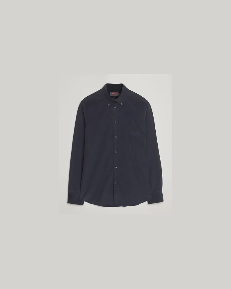 Morris Douglas Corduroy Shirt Navy Blau