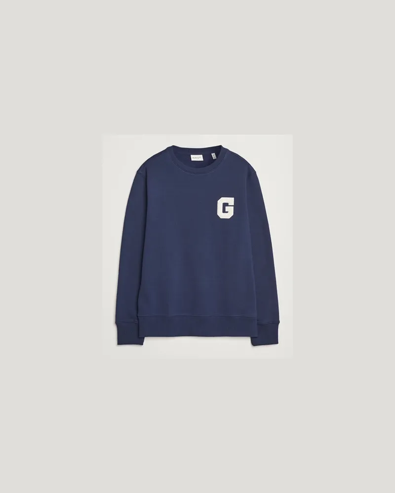 Gant G Graphic Sweatshirt Classic Blue Blau