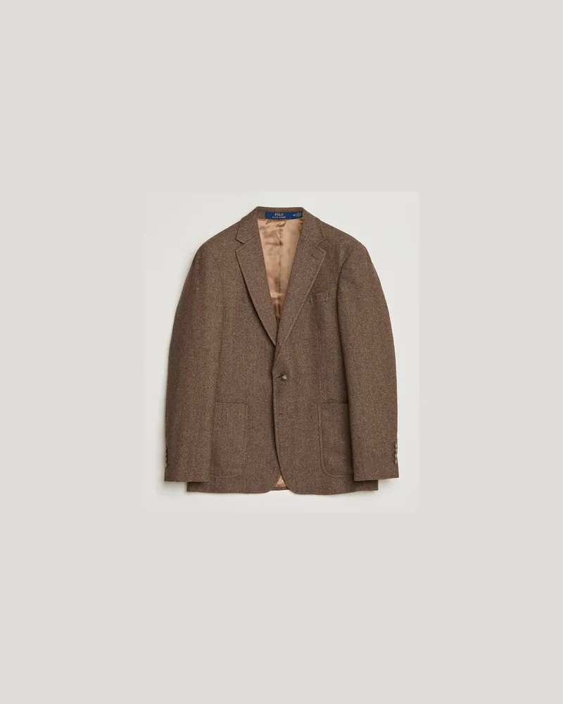 Ralph Lauren Herringbone Single Breasted Sportcoat Brown/Tan Braun