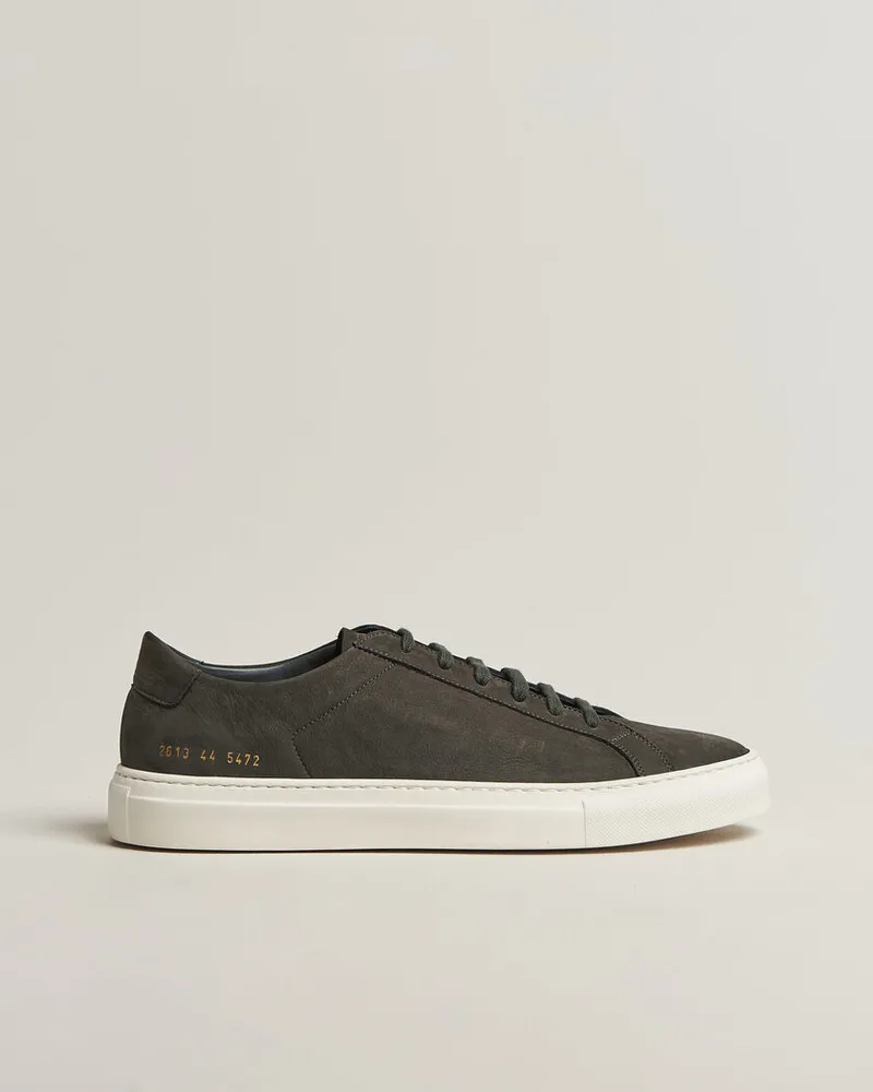 Common Projects Original Achilles Nubuck Sneaker Dark Grey Grau