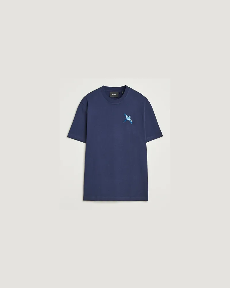 Axel Arigato Micro Bee Bird T-Shirt Navy Blau