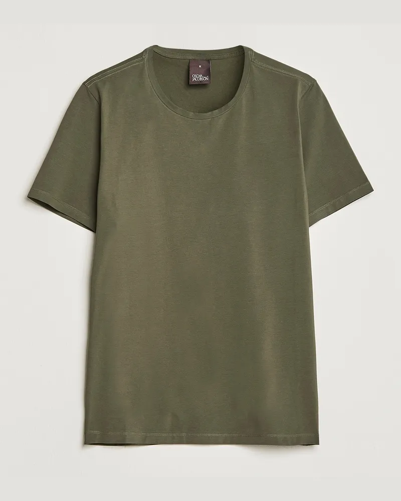 Oscar Jacobson Kyran Cotton T-shirt S-S Green Grün