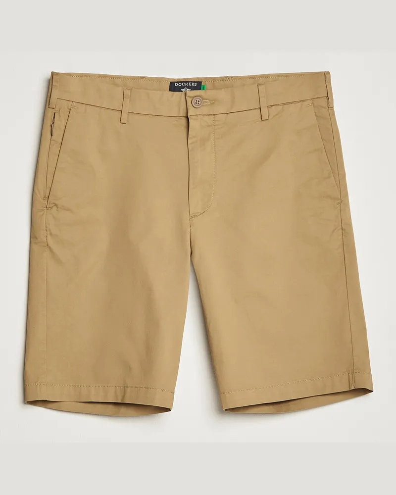 Dockers Cotton Stretch Twill Chino Shorts Harvest Gold Beige