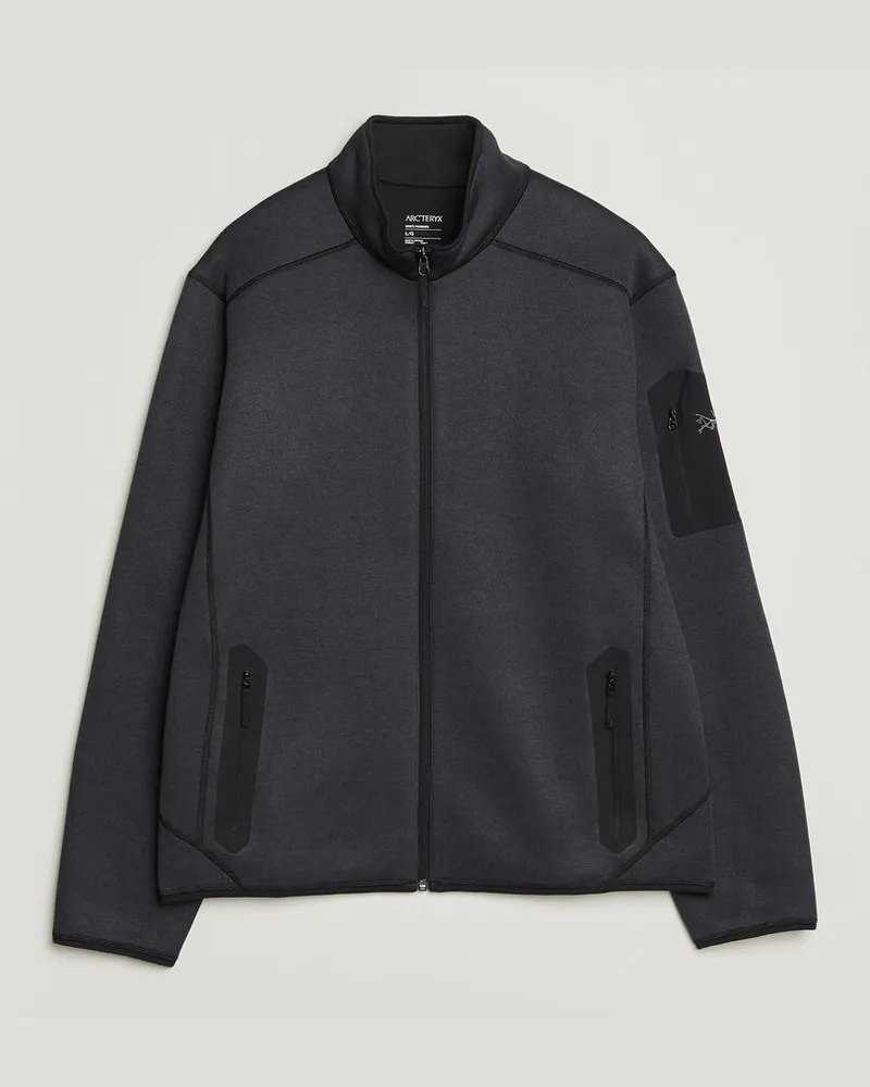 Arc'teryx Covert Full Zip Black Heather Schwarz