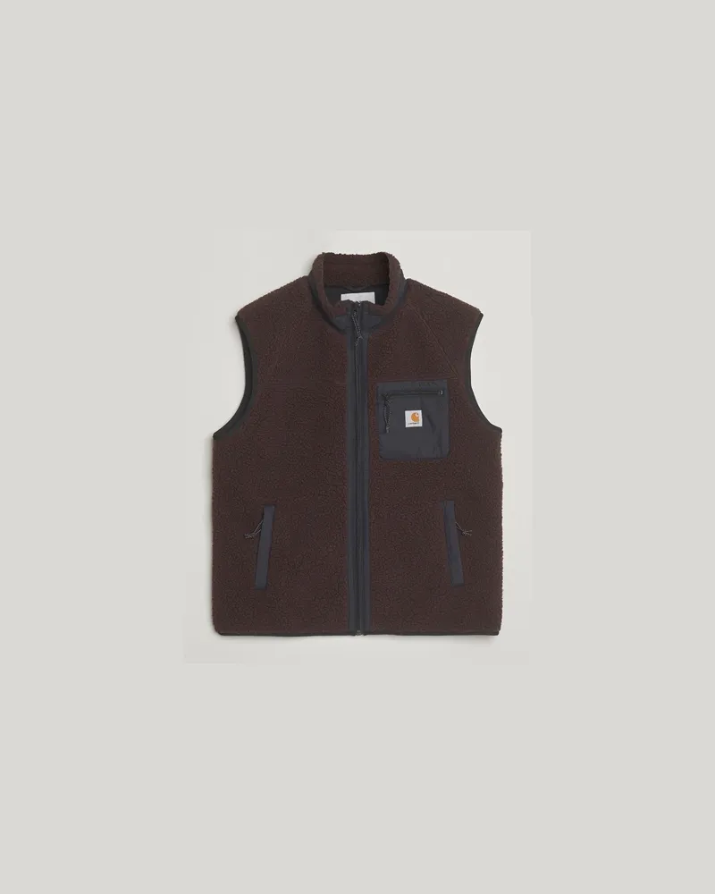 Carhartt WIP Prentis Pile Vest Palisander Braun