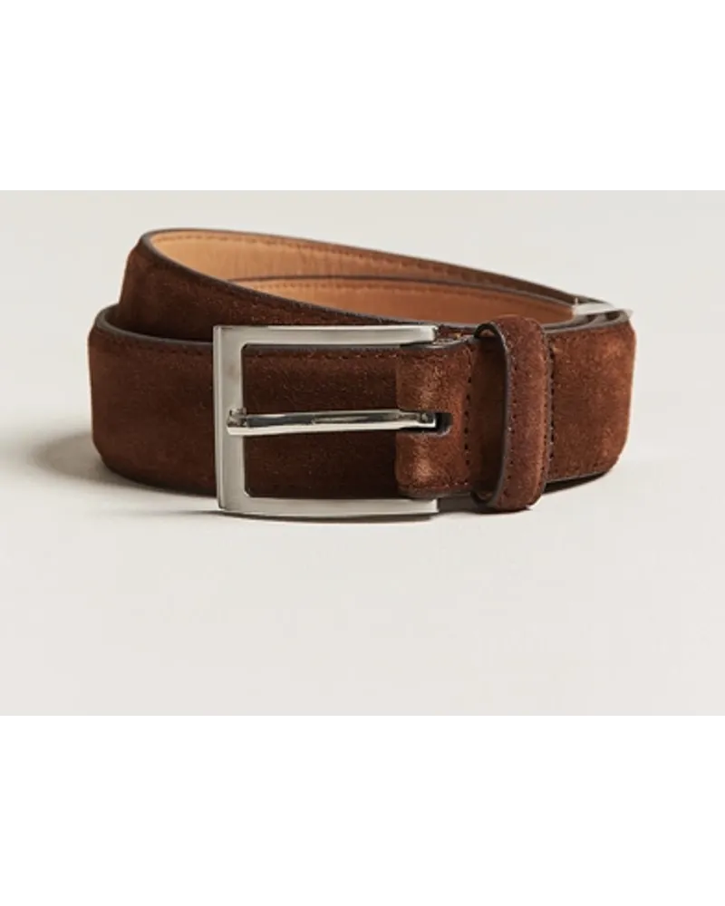 Loake 1880 William Suede Belt Brown Braun