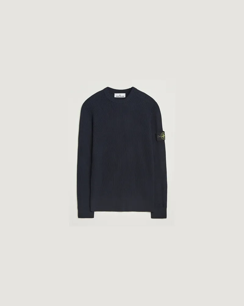 Stone Island Full Rib Crewneck Navy Blau