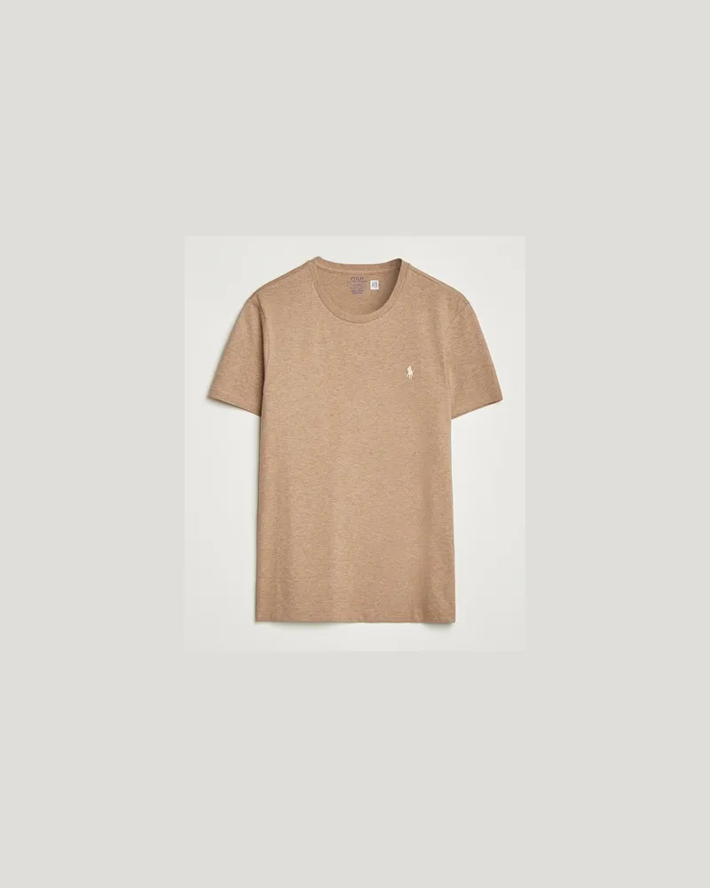 Ralph Lauren Crew Neck T-Shirt Grey Cloud Heather Beige