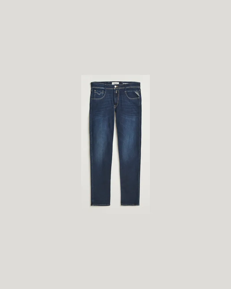 Replay Anbass Powerstretch Jeans Dark Blue Blau